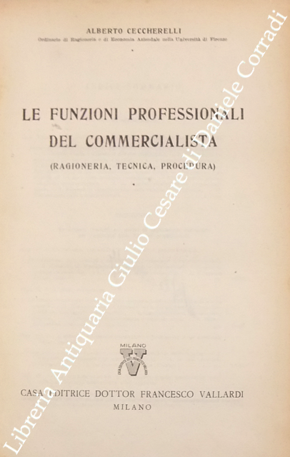 Le funzioni professionali del commercialista