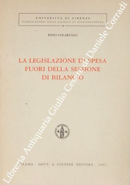 La legislazione di spesa fuori dalla sessione di bilancio