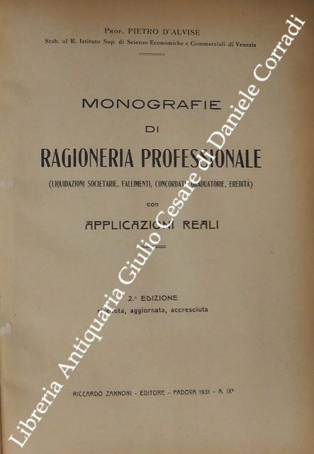 Monografie di ragioneria professionale