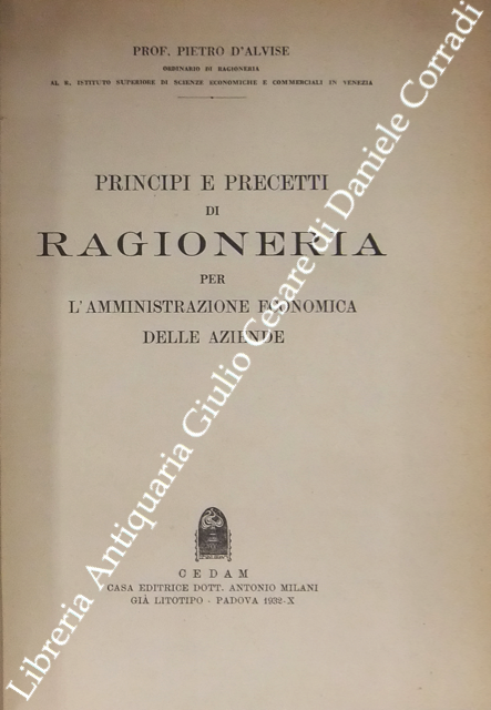 Principi e precetti di ragioneria