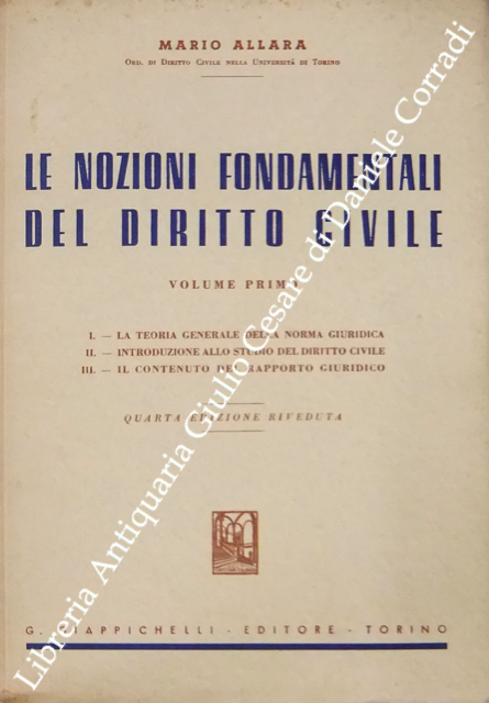 Le nozioni fondamentali del diritto civile