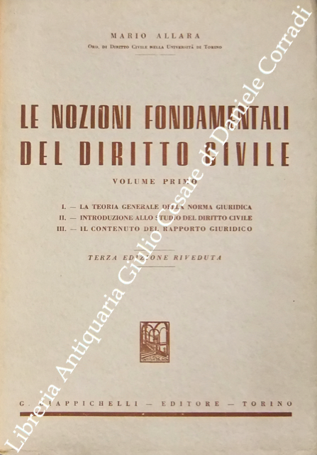 Le nozioni fondamentali del diritto civile