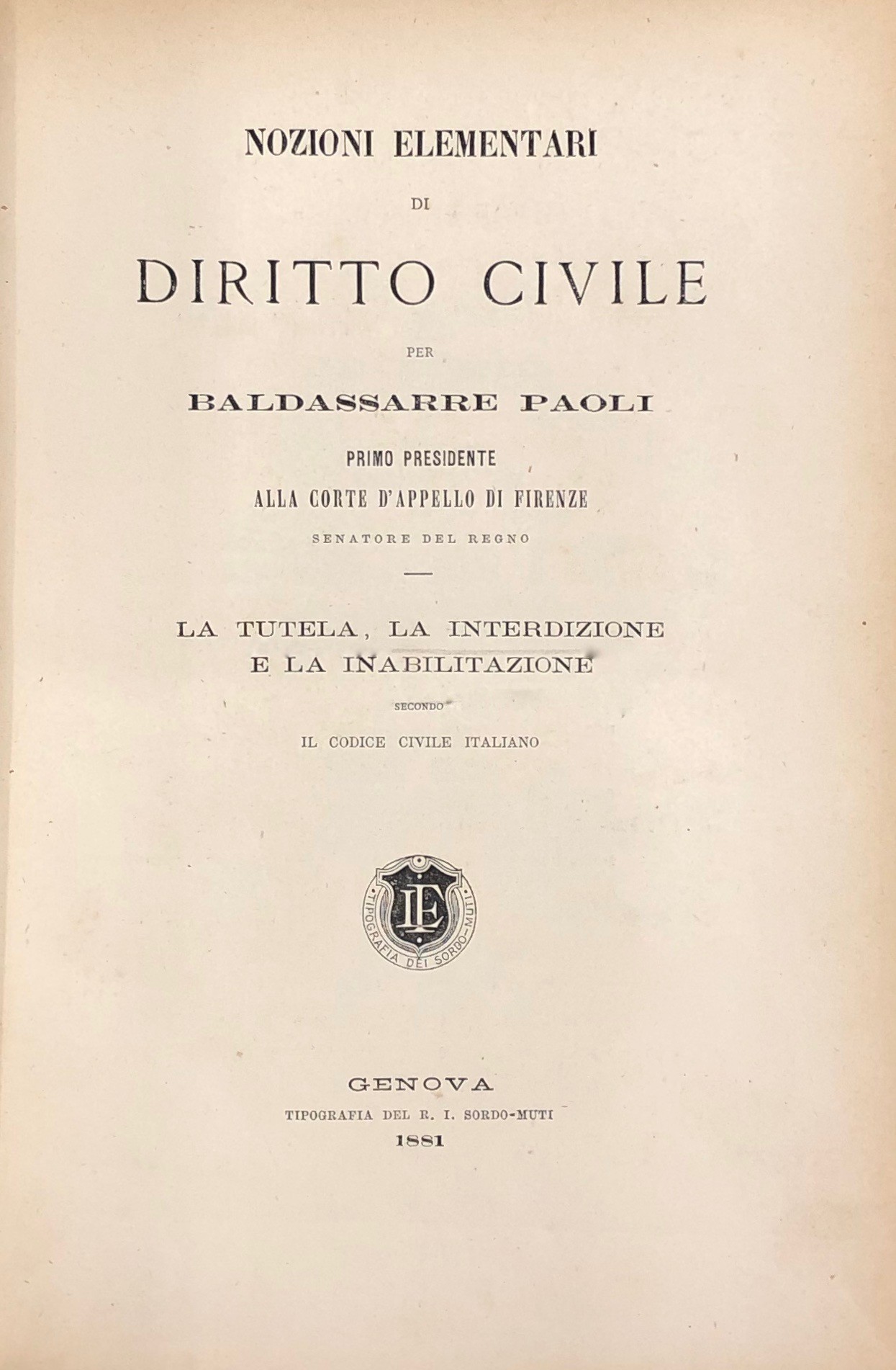 Nozioni elementari di diritto civile