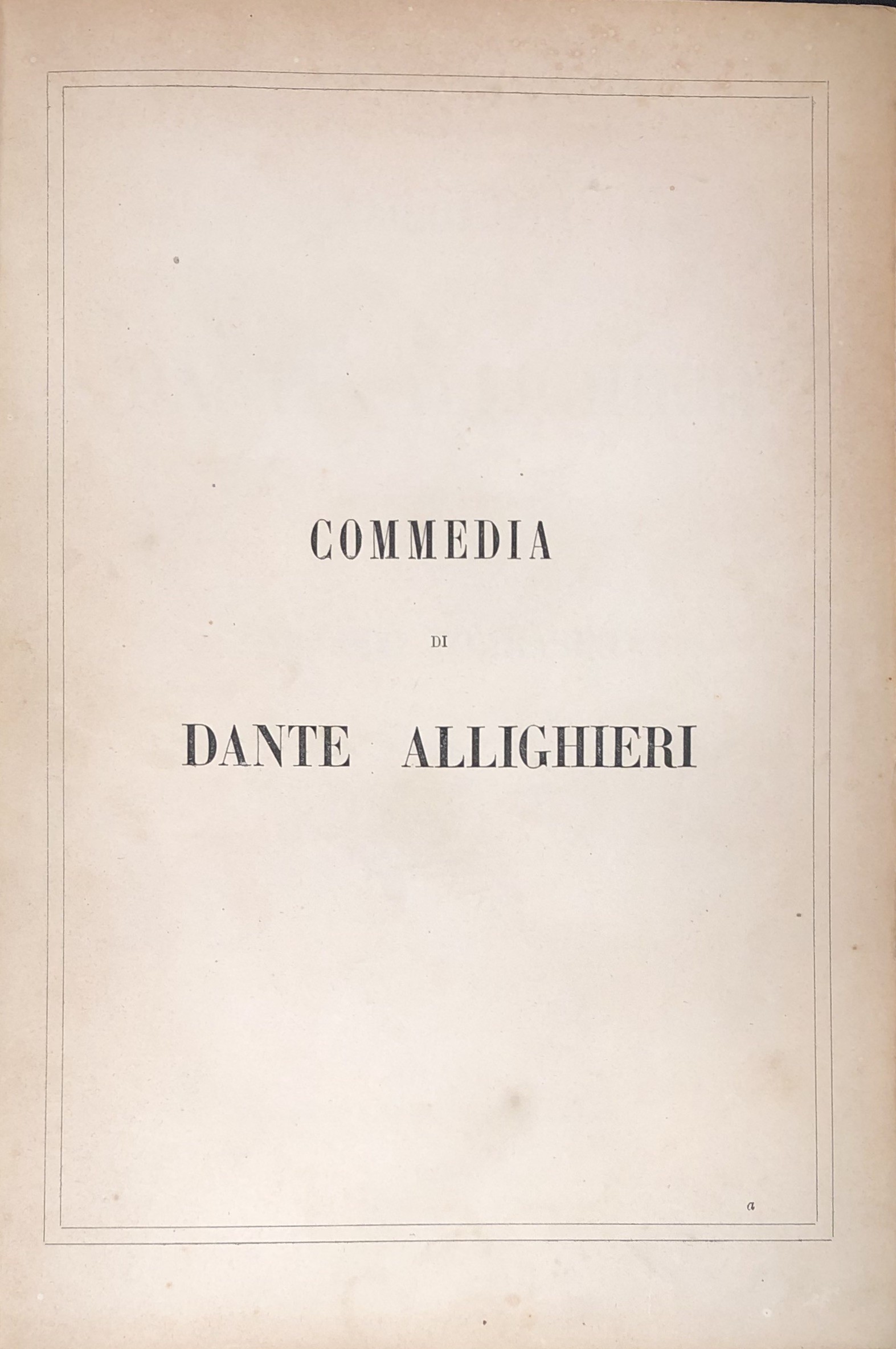 Commedia di Dante Allighieri