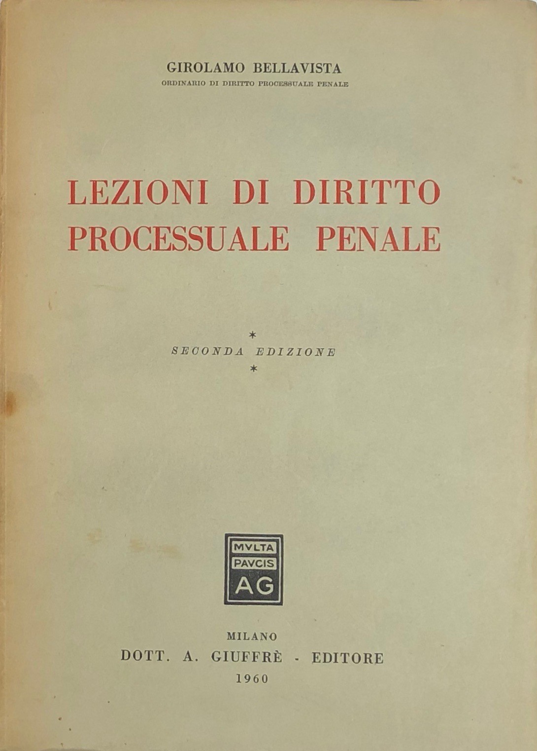 Lezioni di diritto processuale penale