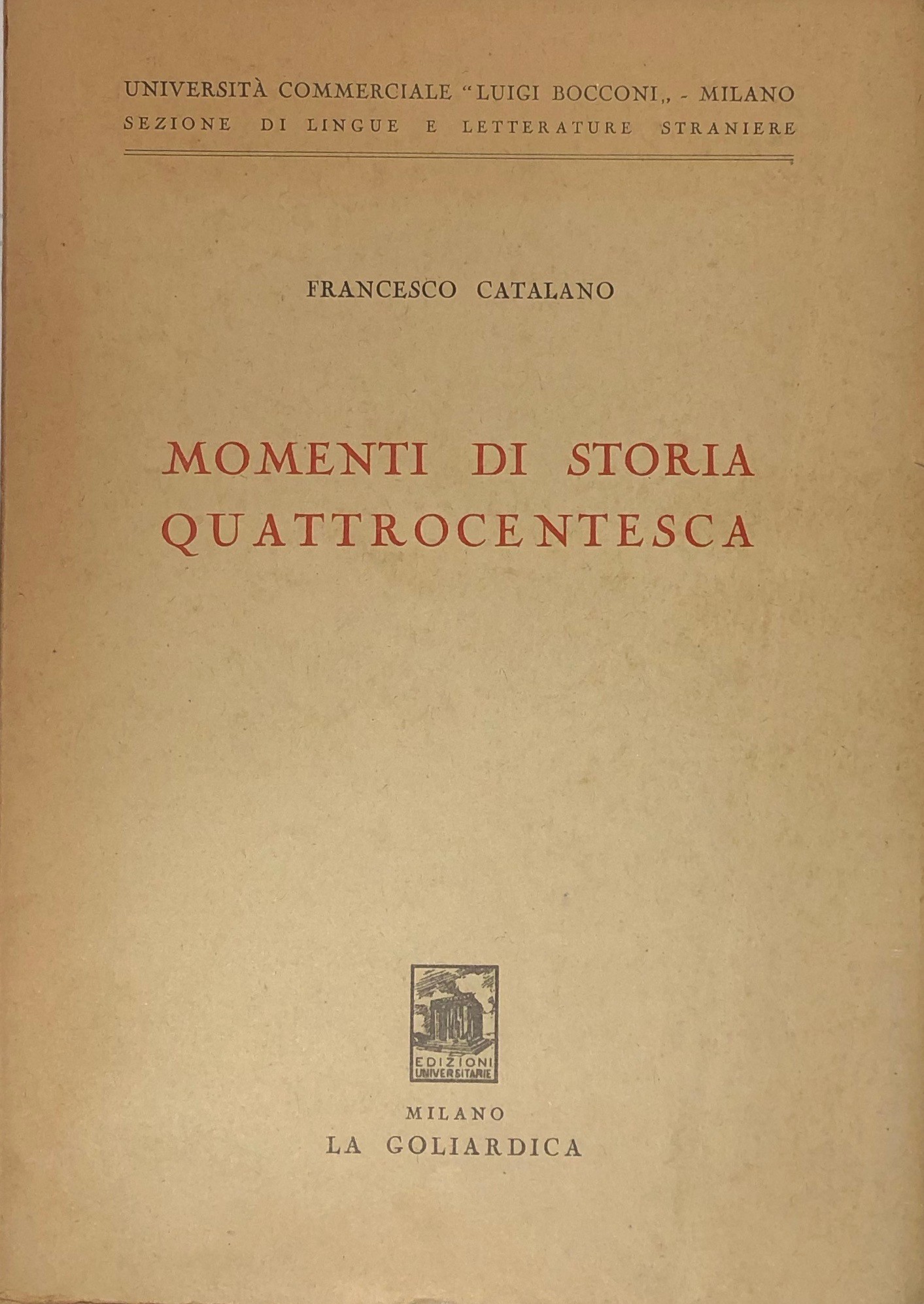 Momenti di storia quattrocentesca