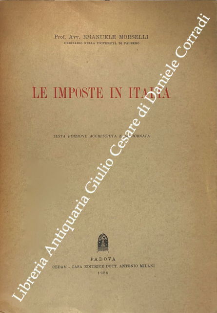 Le imposte in Italia
