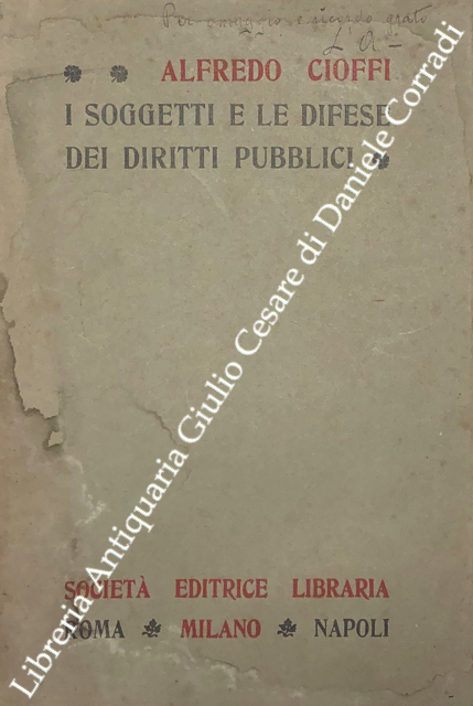 I soggetti e le difese dei diritti pubblici