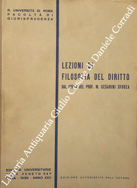 Lezioni di filosofia del diritto