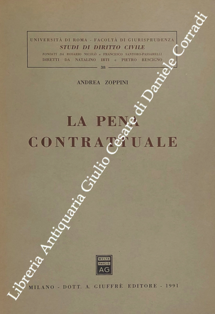 La pena contrattuale