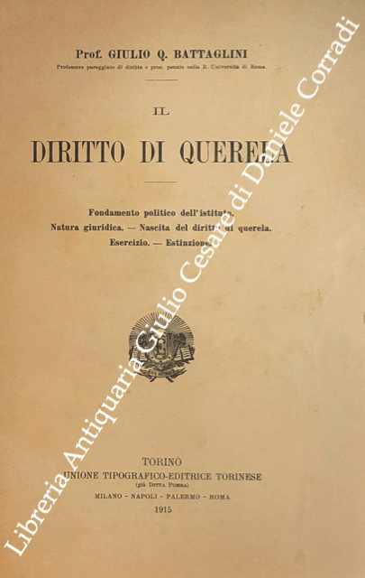 Il diritto di querela