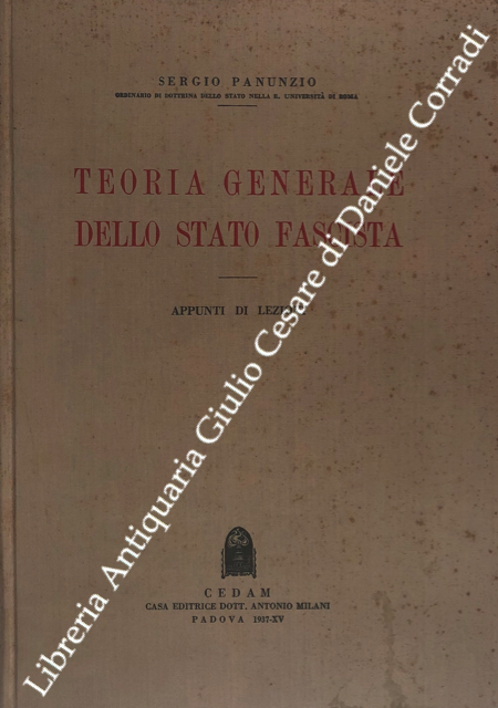 Teoria generale dello Stato Fascista