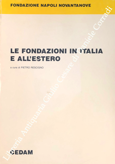 Le fondazioni in Italia e all'estero