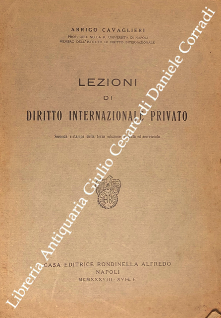 Lezioni di diritto internazionale privato