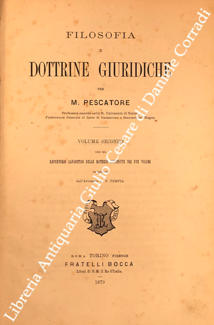 Filosofia e dottrine giuridiche