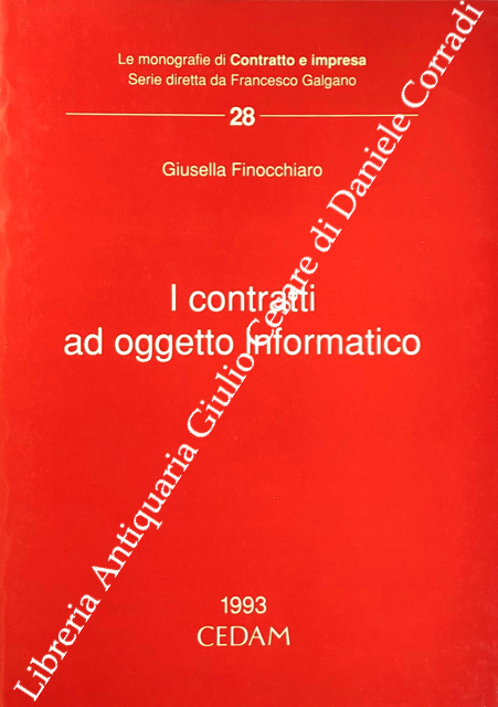 I contratti ad oggetto informatico