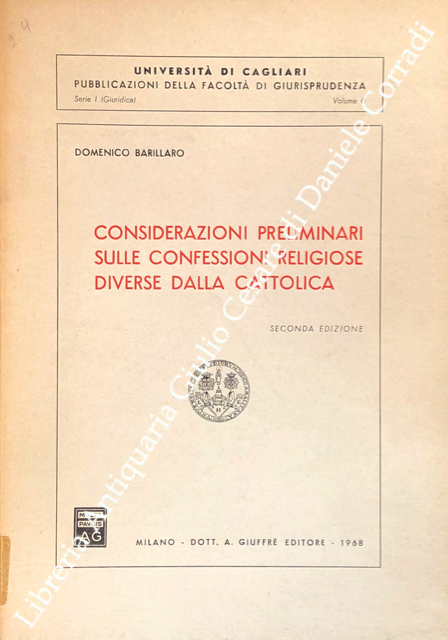 Considerazioni preliminari sulle confessioni religiose