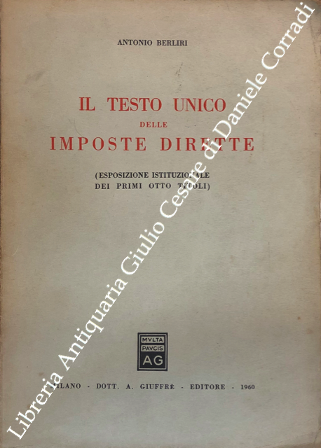Il testo unico delle imposte dirette