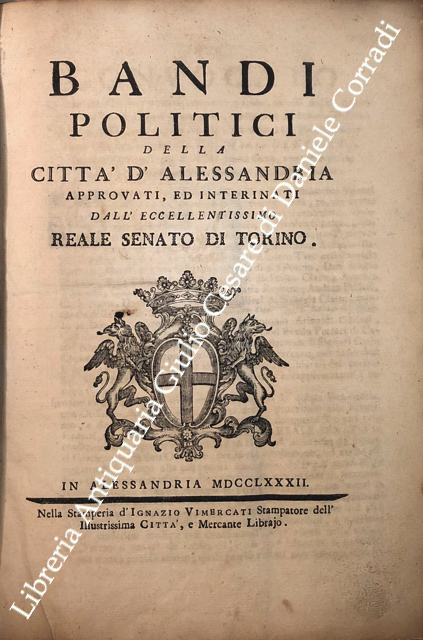 Bandi politici della città d'Alessandria