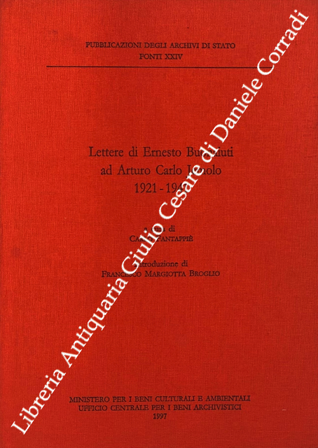 Lettere di Ernesto Buonaiuti ad Arturo Carlo Jemolo