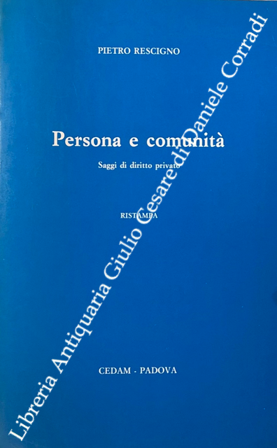 Persona e comunità