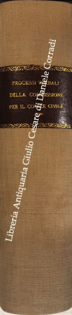 Processi verbali delle sedute della Commissione speciale nominata con R. Decreto del 2 aprile 1865