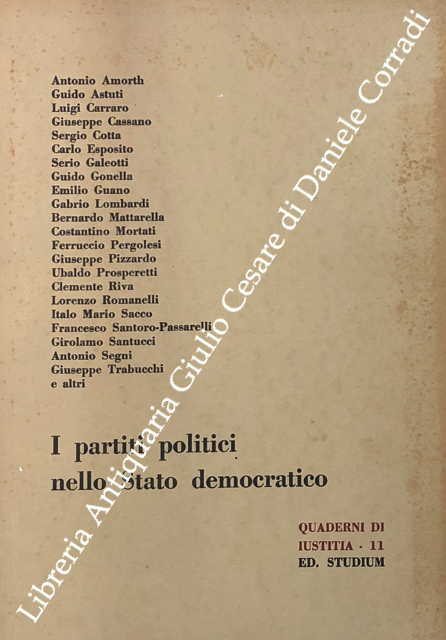 I partiti politici nello Stato democratico