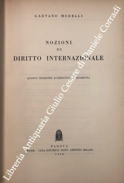 Nozioni di diritto internazionale