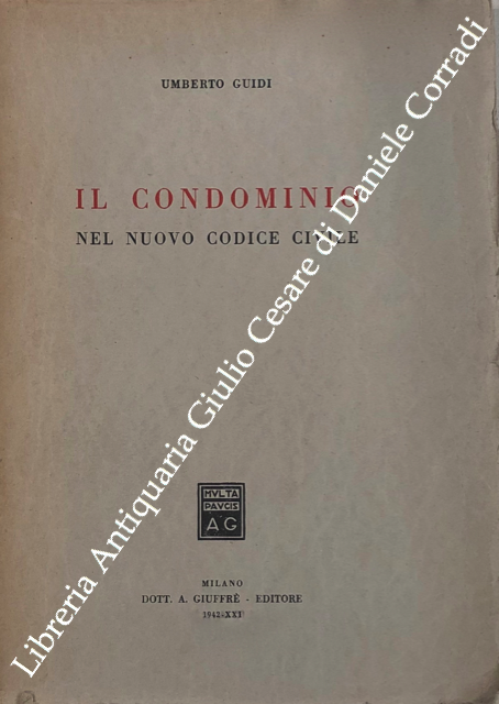 Il condominio nel nuovo codice civile