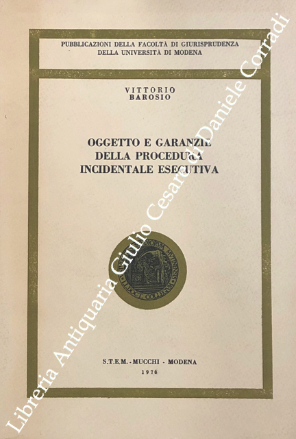 Oggetto e garanzie della procedura incidentale esecutiva