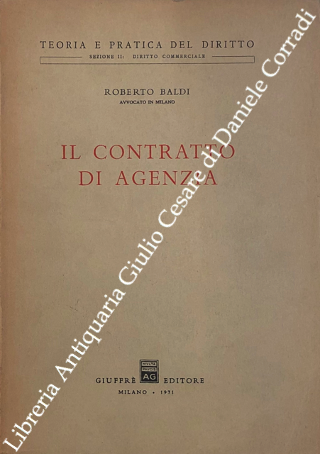 Il contratto di agenzia