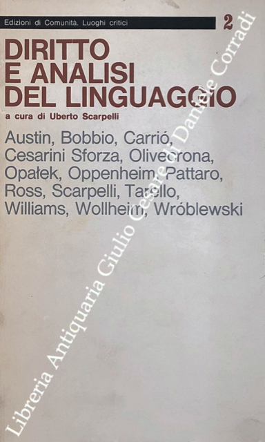 Diritto e analisi del linguaggio