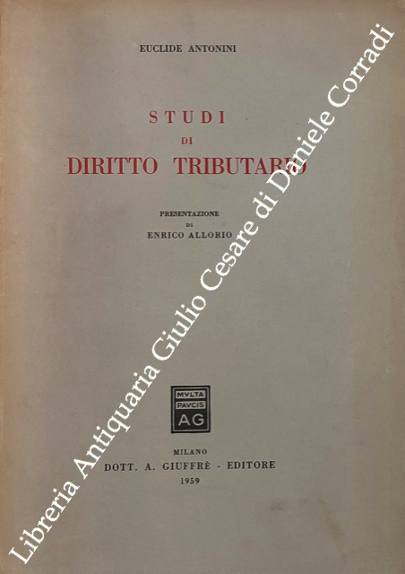 Studi di diritto tributario
