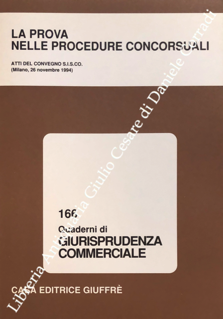 La prova nelle procedure concorsuali