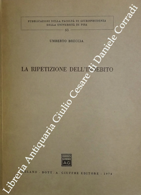 La ripetizione dell'indebito