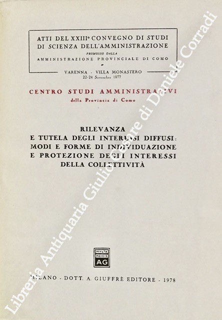 Rilevanza e tutela degli interessi diffusi: modi e forme di individuazione e protezione degli interessi della collettività