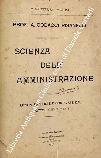 Scienza dell'amministrazione