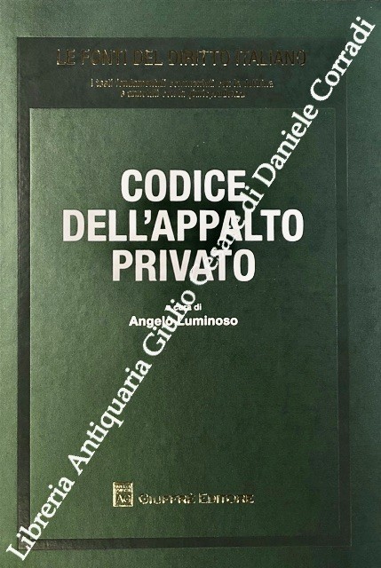 Codice dell'appalto privato