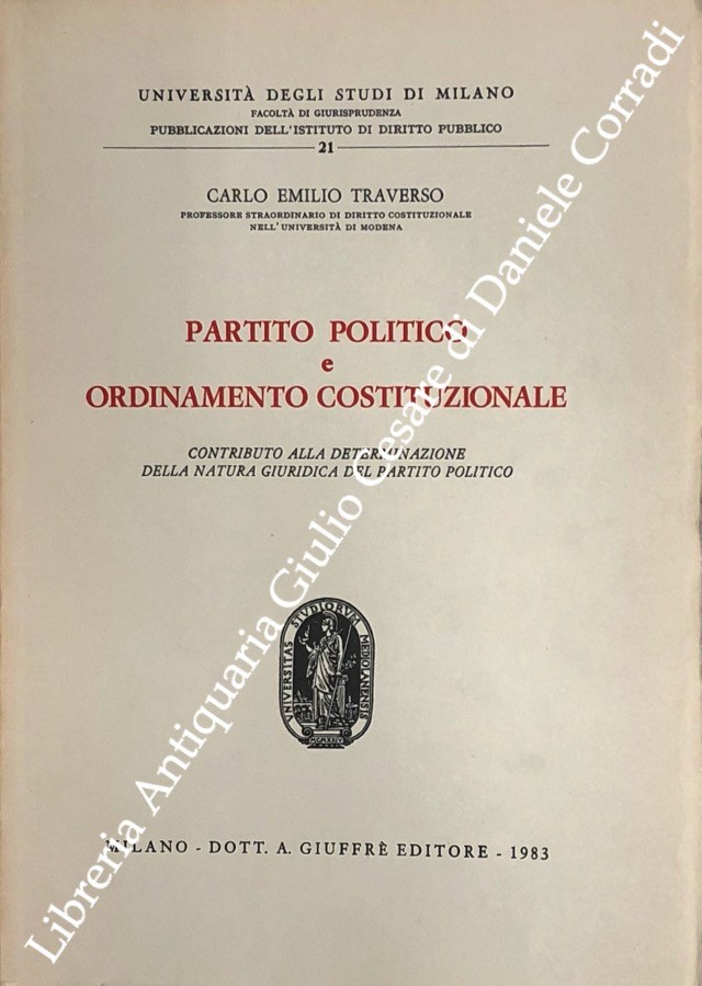Partito politico e ordinamento costituzionale