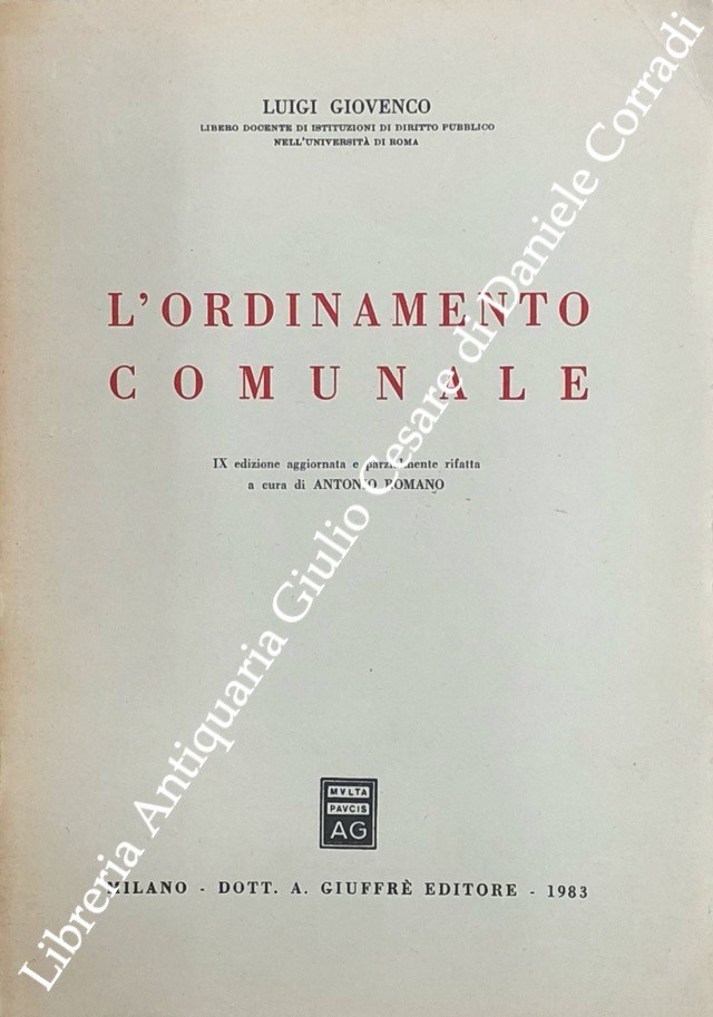 L'ordinamento comunale