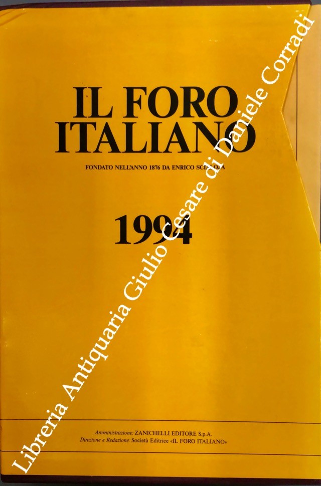 Il Foro Italiano. Annata 1994