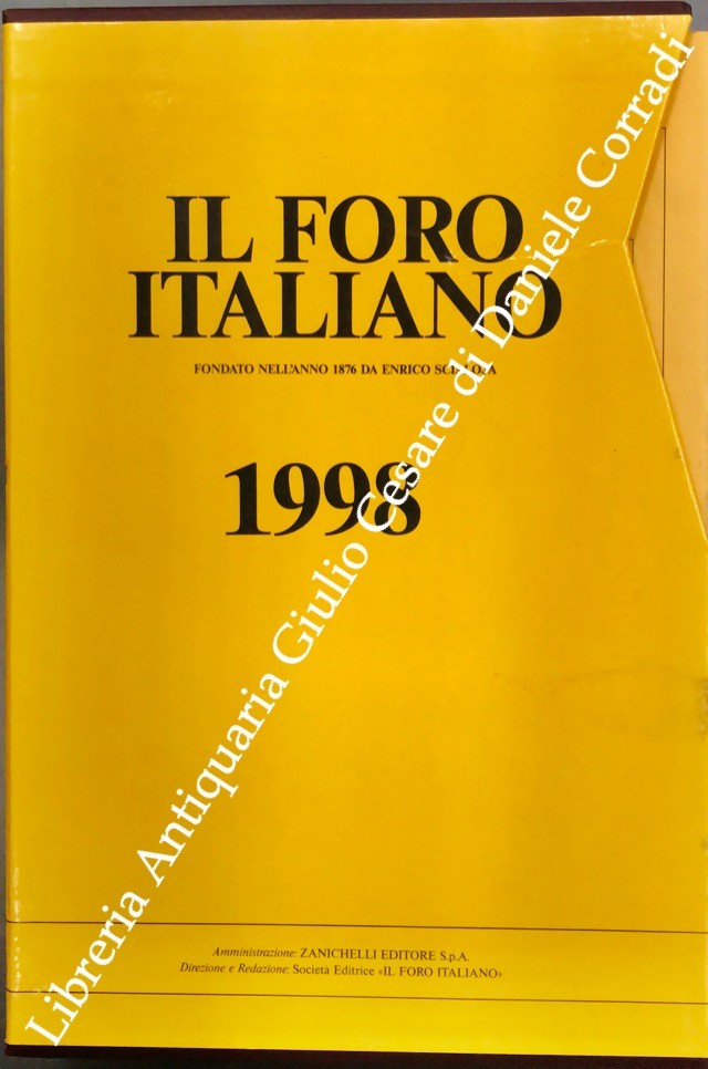Il Foro Italiano. Annata 1998