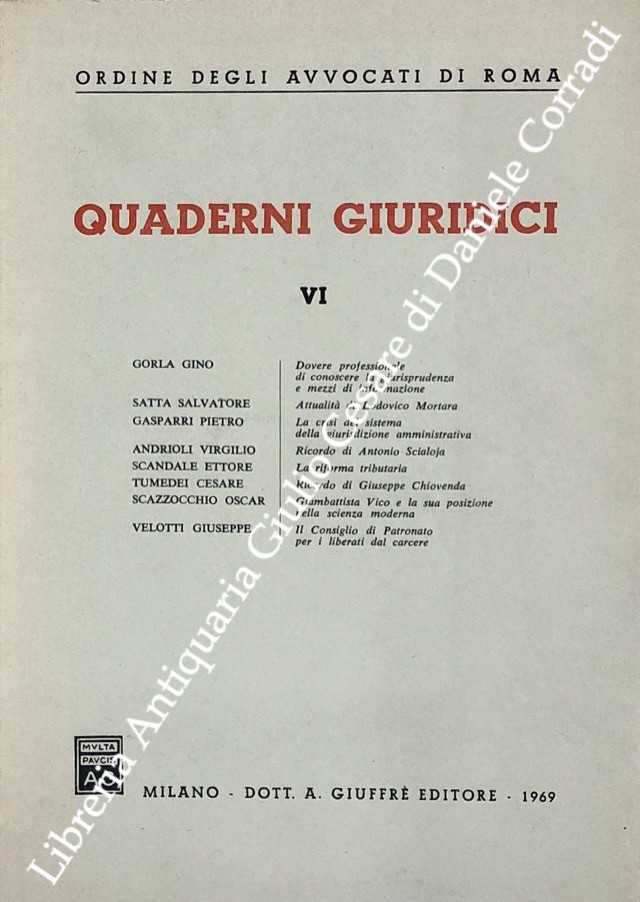 Quaderni Giuridici VI