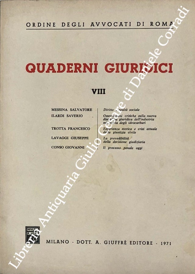 Quaderni Giuridici VIII