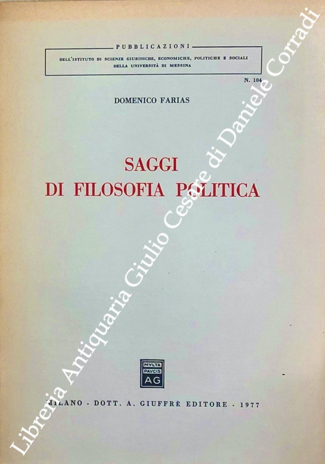 Saggi di filosofia politica