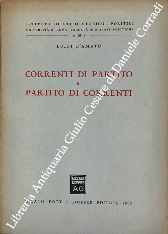 Correnti di partito e partito di correnti