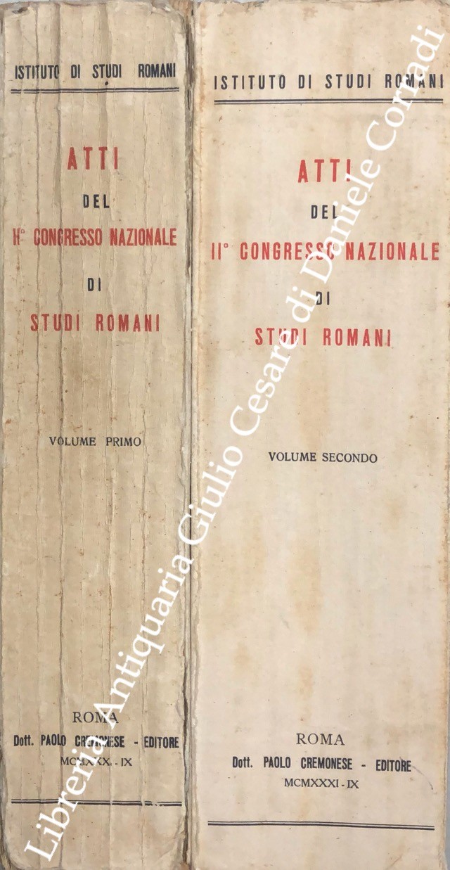 Atti del II congresso nazionale di studi romani