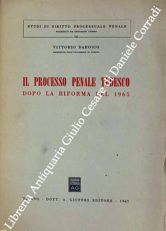 Il processo penale tedesco dopo la riforma del 1965
