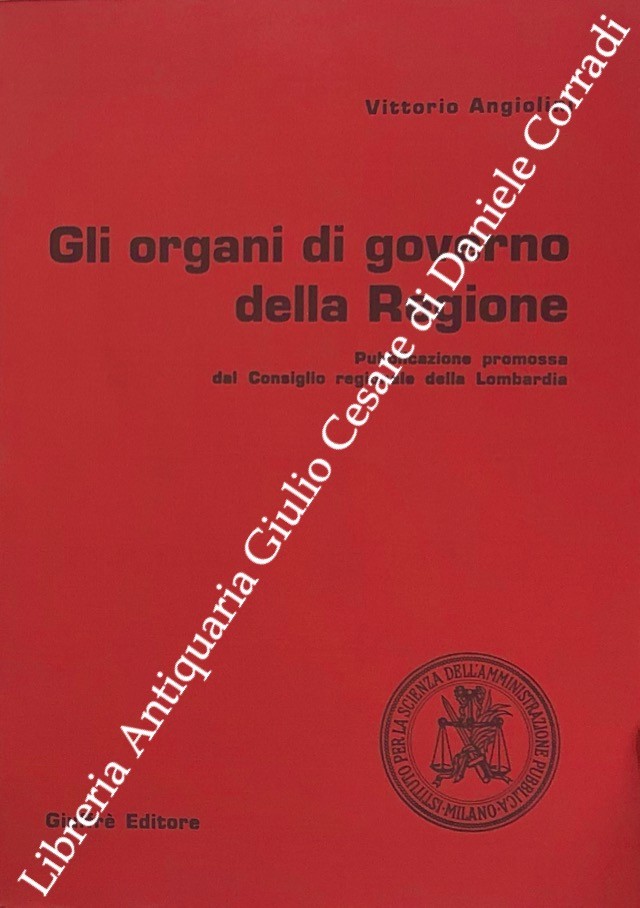 Gli organi di governo della Regione