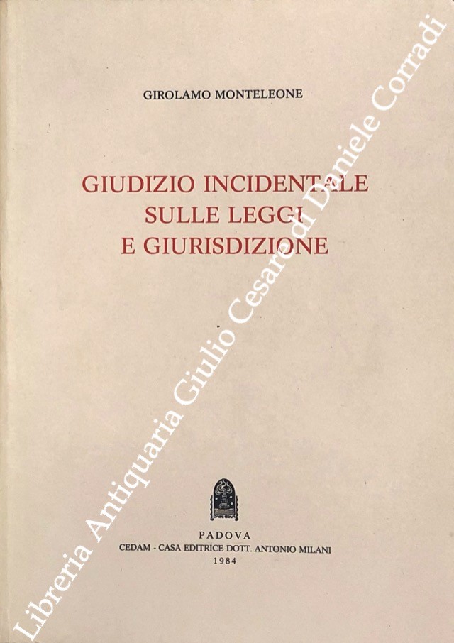 Giudizio incidentale sulle leggi e giurisdizione